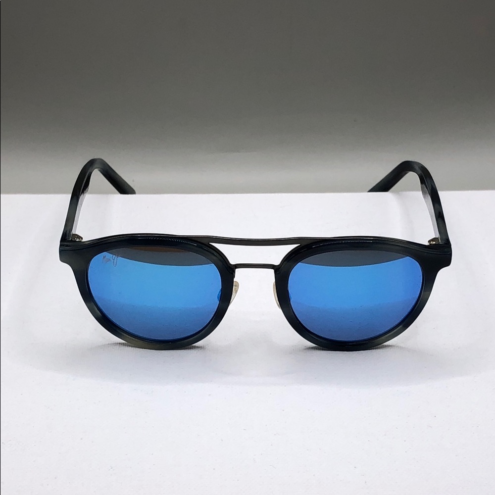Maui Jim sunny days MJ 529-27E 49-22-245 UNISEX Blue Horn Blue Hawaii Lens.